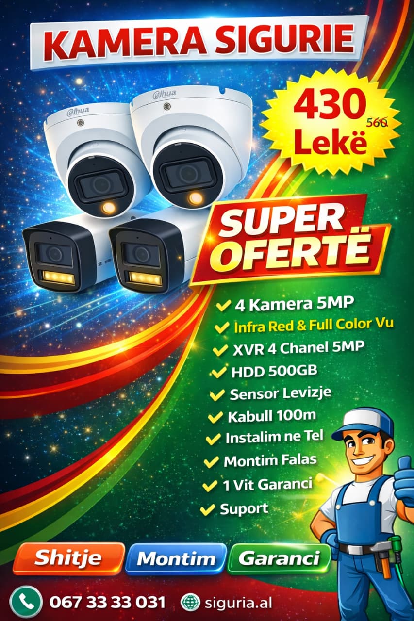 Set 5MP me 4 kamera